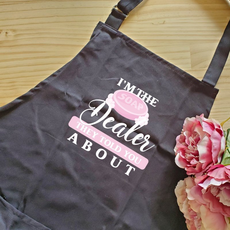 Soap Dealer Aprons - Pastel Pinky Promise