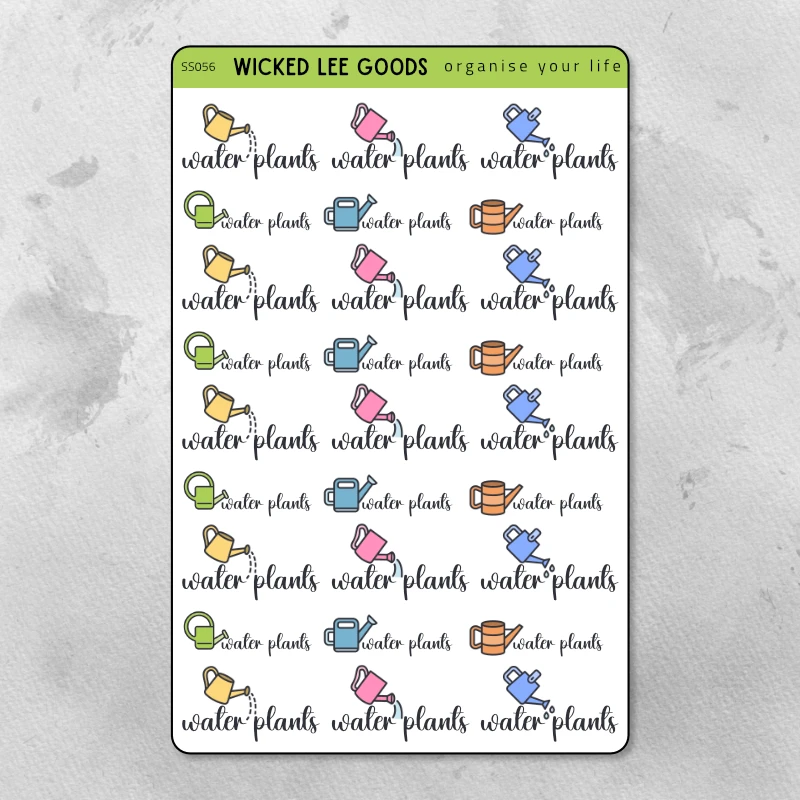 Water Plants | Sticker Sheet
