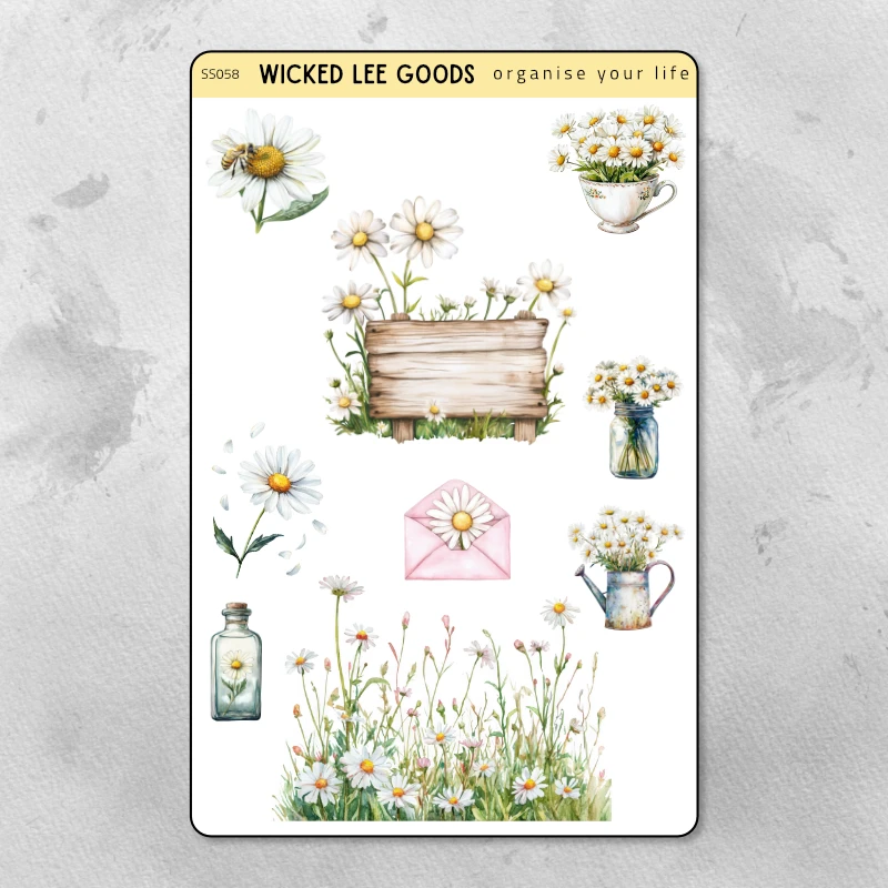 Daisy Garden | Sticker Sheet