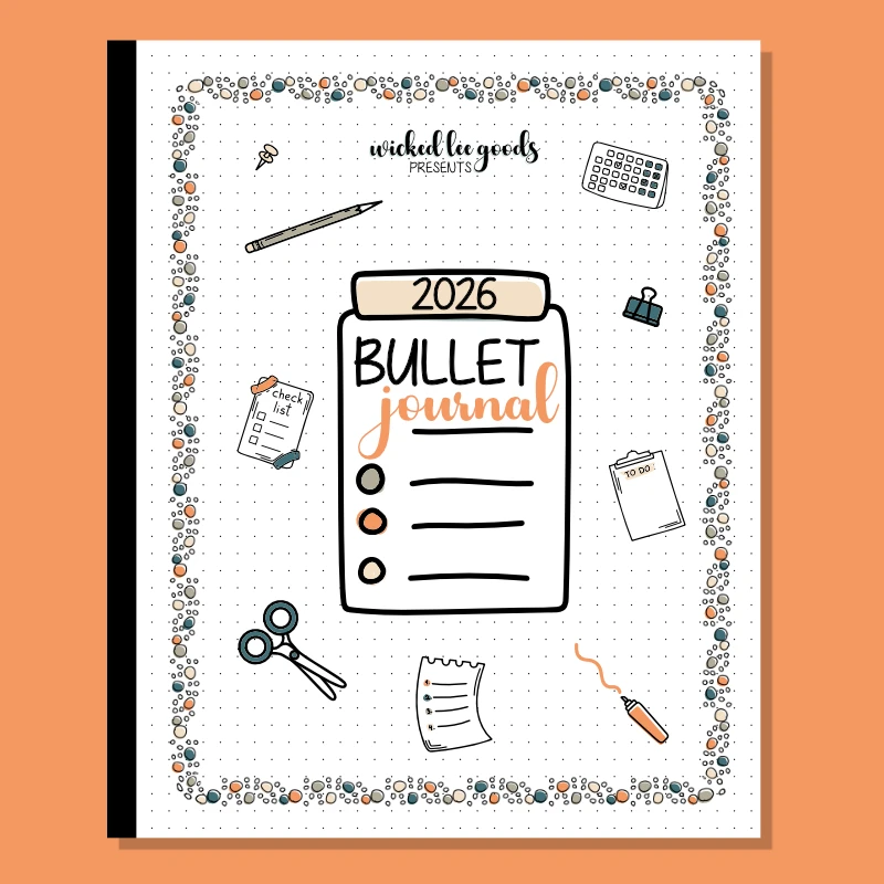 2026 Bullet Journal: A Premade & Dated Dot Grid Notebook | 12 Months